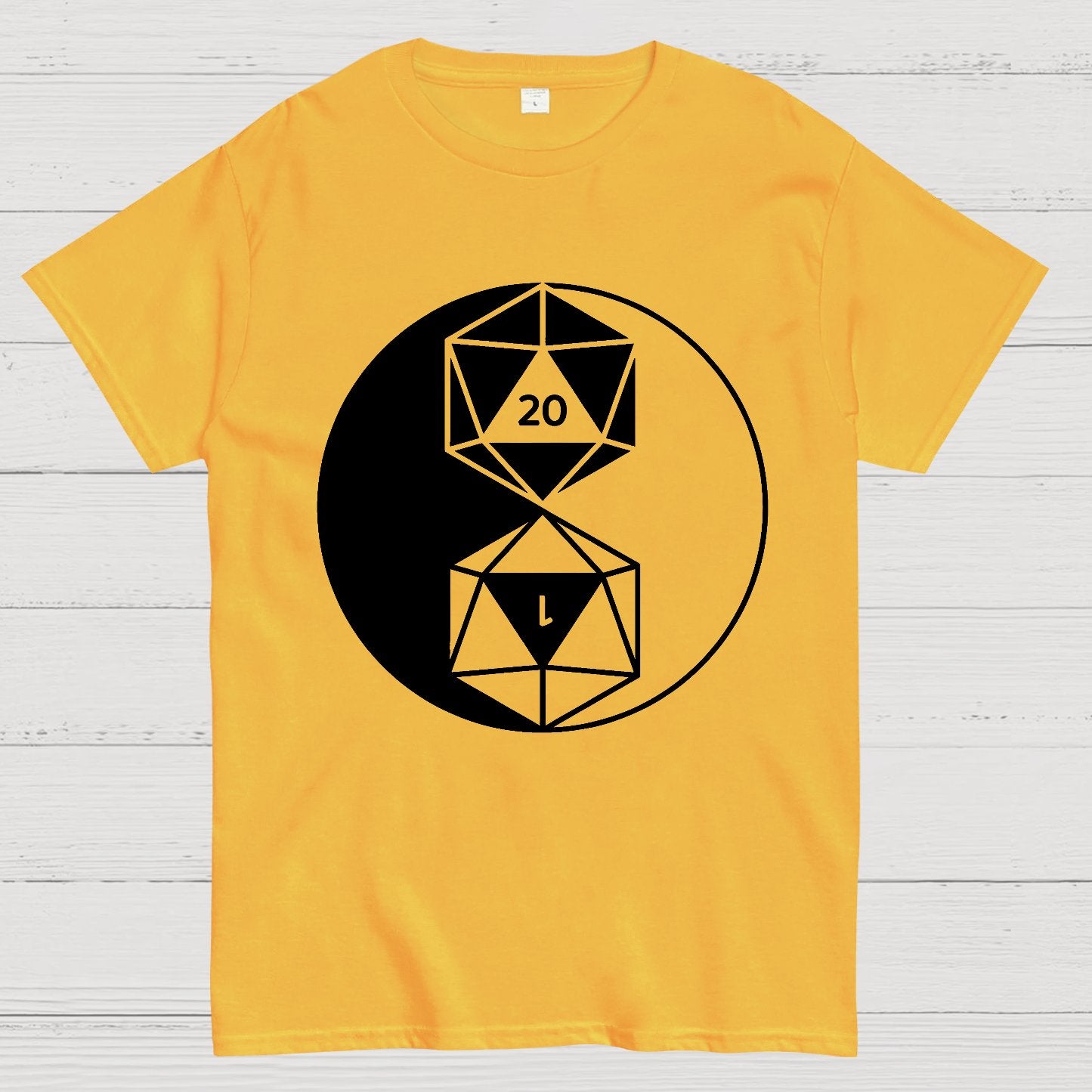 Dice Yin Yang Geek T-Shirt