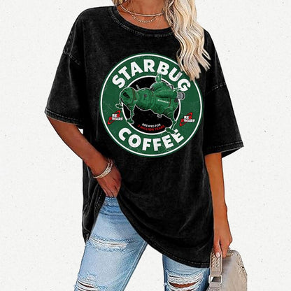 Cosmic Café Vintage Distressed T-shirt