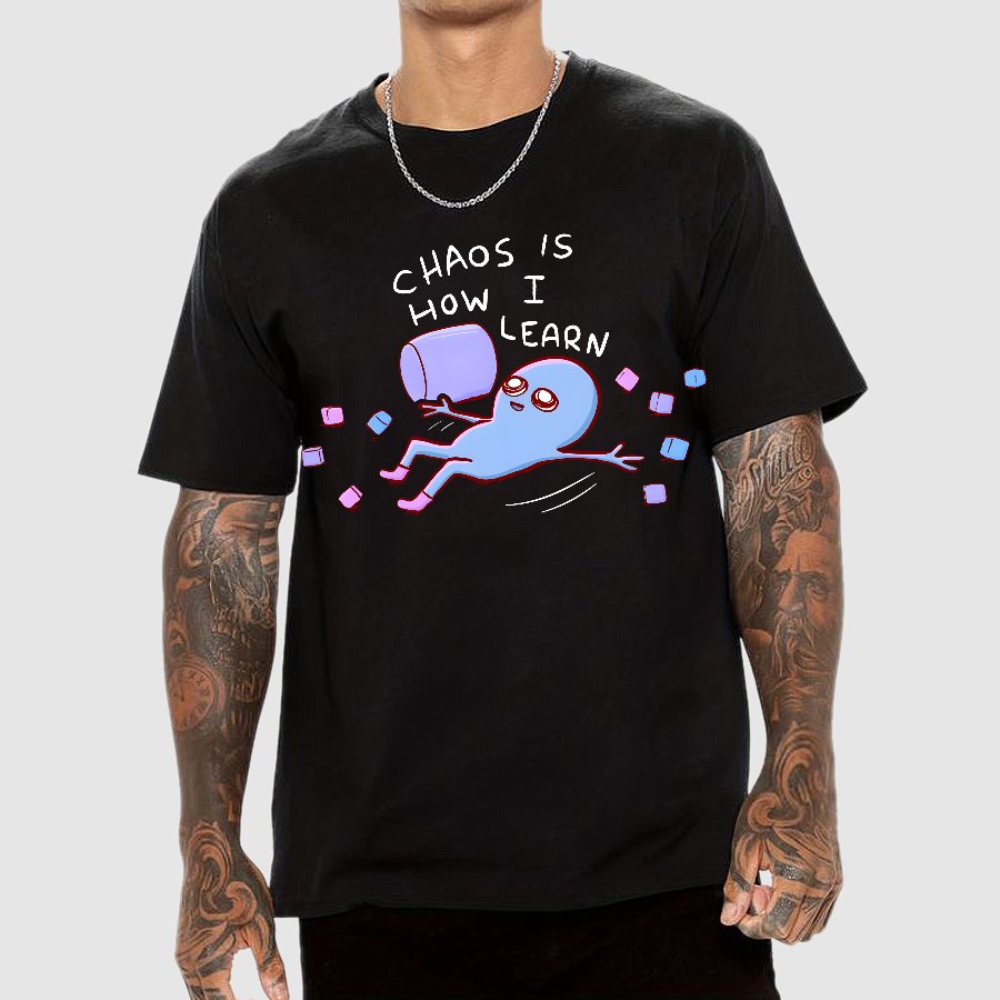 Strange Planet Chaos Is How I Learn Geek T-Shirt