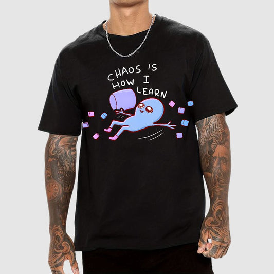 Strange Planet Chaos Is How I Learn Geek T-Shirt