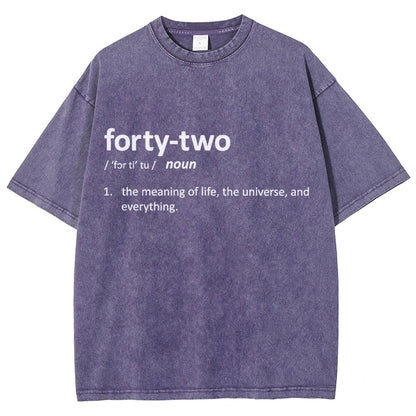42 Definition Vintage Distressed T-shirt