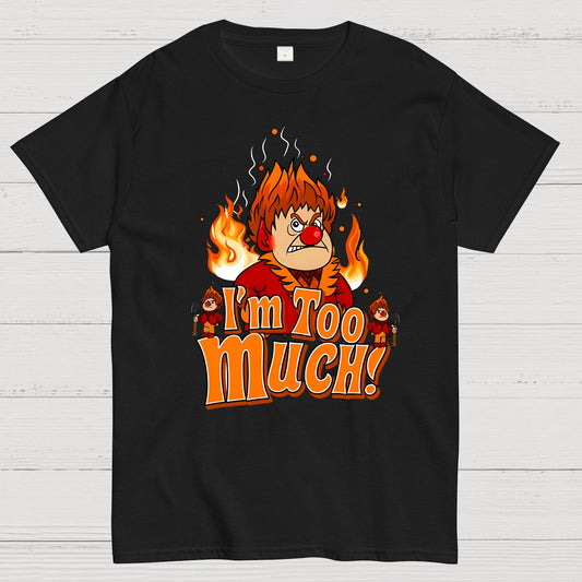 Mysterious Brothers' Christmas Matching  I'm Too Much Geek T-Shirt