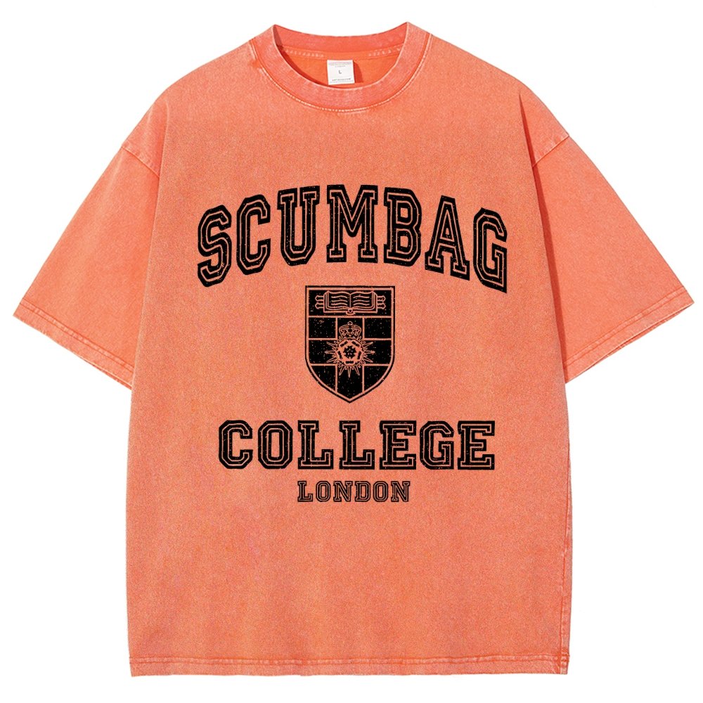 Scumbag College Vintage Distressed T-shirt