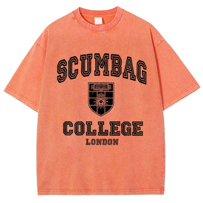 Scumbag College Vintage Distressed T-shirt