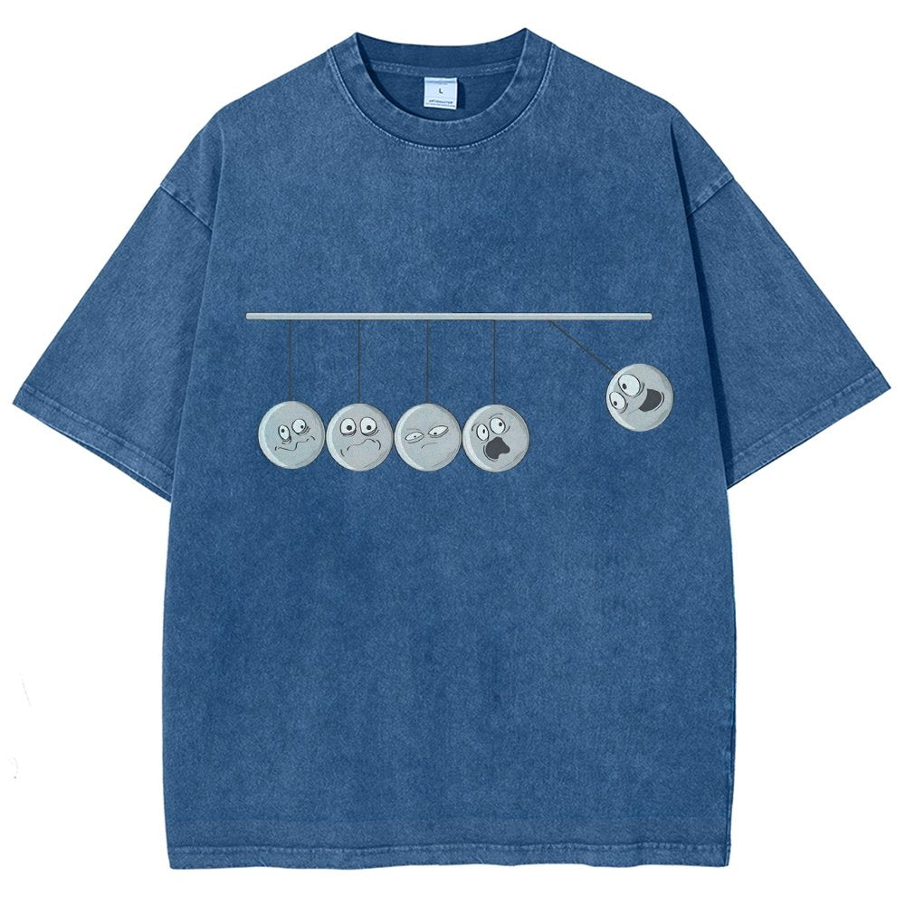 Perpetual Emotion Ask Not For Whom The Ball Tolls Vintage Distressed T-shirt