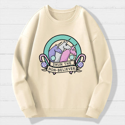Shun the Non-Believer Geek Cotton Sweatshirt