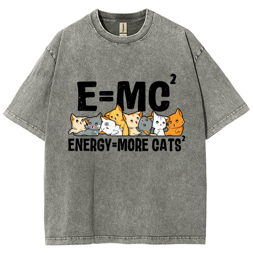 E=MC2 Vintage Distressed T-shirt