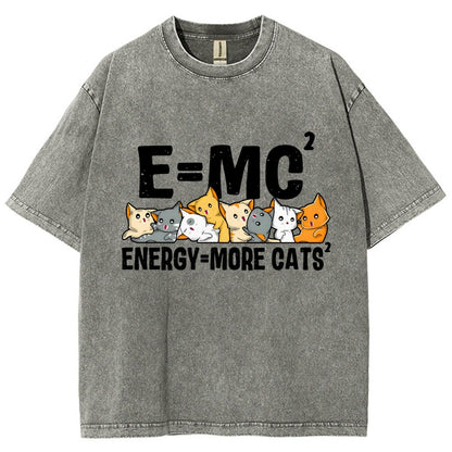 E=MC2 Vintage Distressed T-shirt