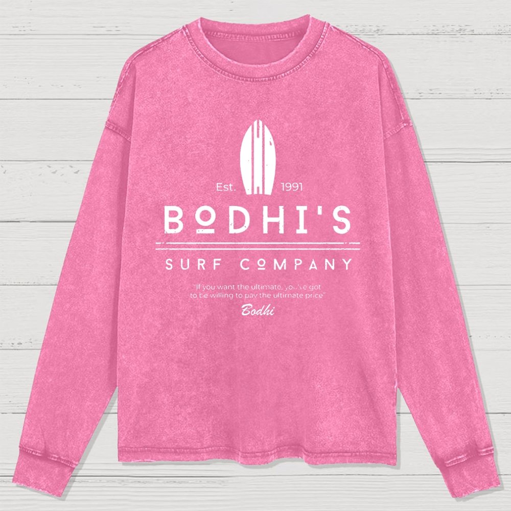 Bodhi's Surf Company Est. 1991 Washed Long Sleeve Tee
