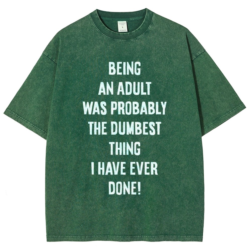 The Dumbest Thing Vintage Distressed T-shirt