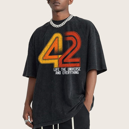 42 Ultimate Secret Vintage Distressed T-shirt