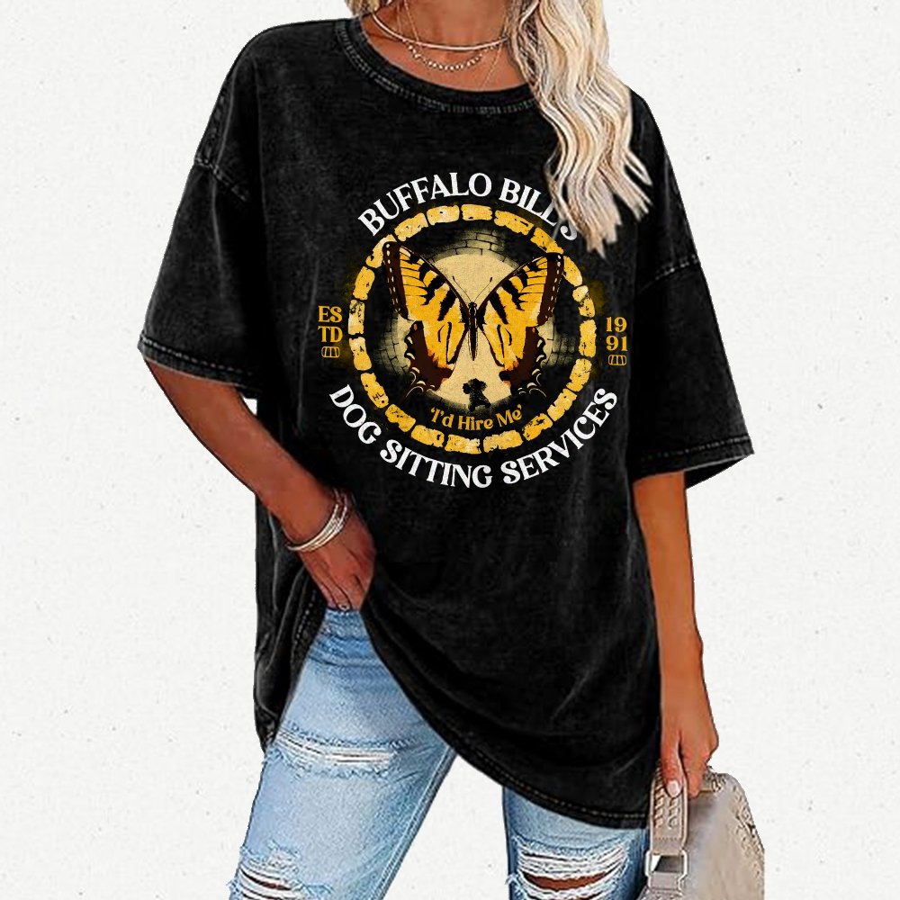 Wild Buffalo Services Vintage Distressed T-shirt