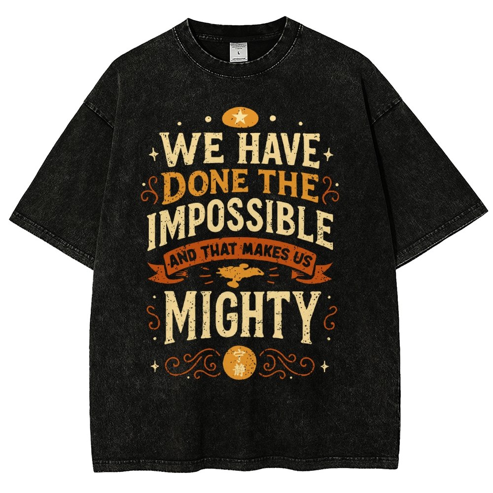 Mighty Heroes Vintage Distressed T-shirt