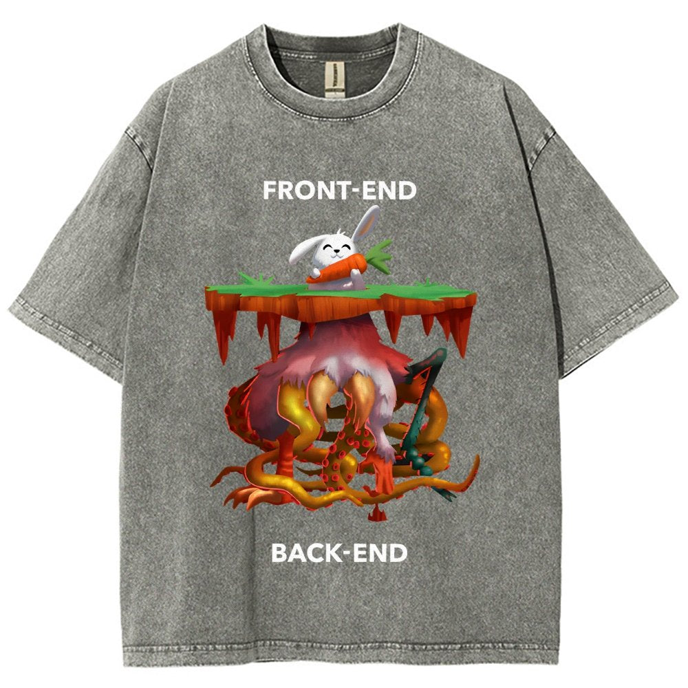 Front-End - Back-End Vintage Distressed T-shirt