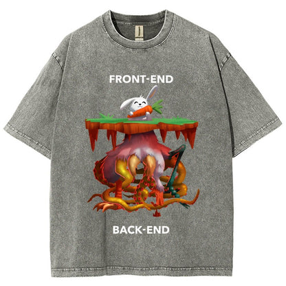 Front-End - Back-End Vintage Distressed T-shirt