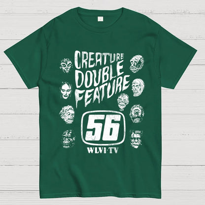 Creature Double Feature Classic Monsters Unisex Geek T-Shirt