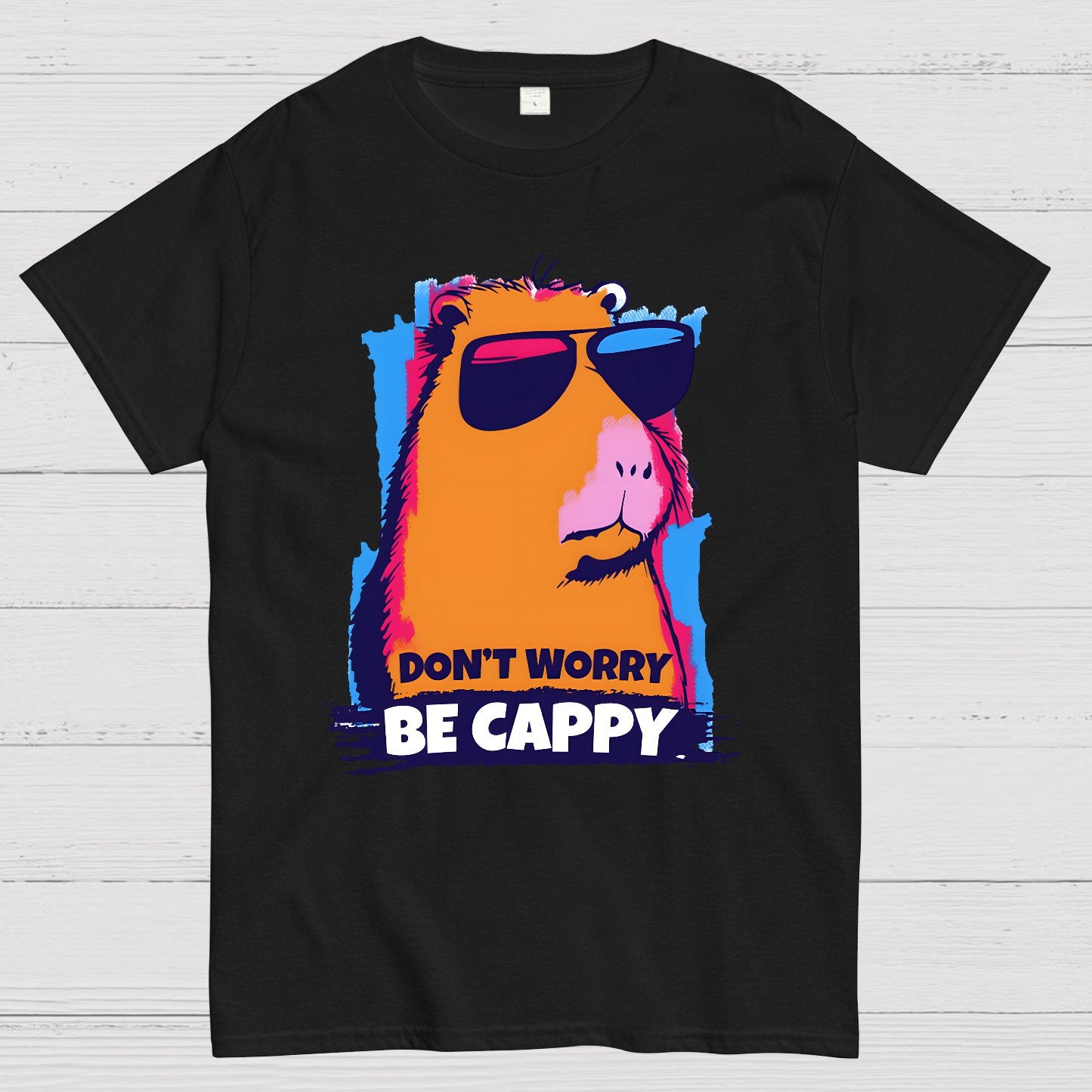 Be Cappy Don't Worry Geek T-Shirt