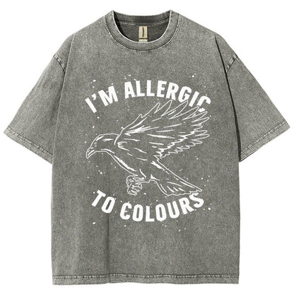 Im Allergic To Colours Vintage Distressed T-shirt