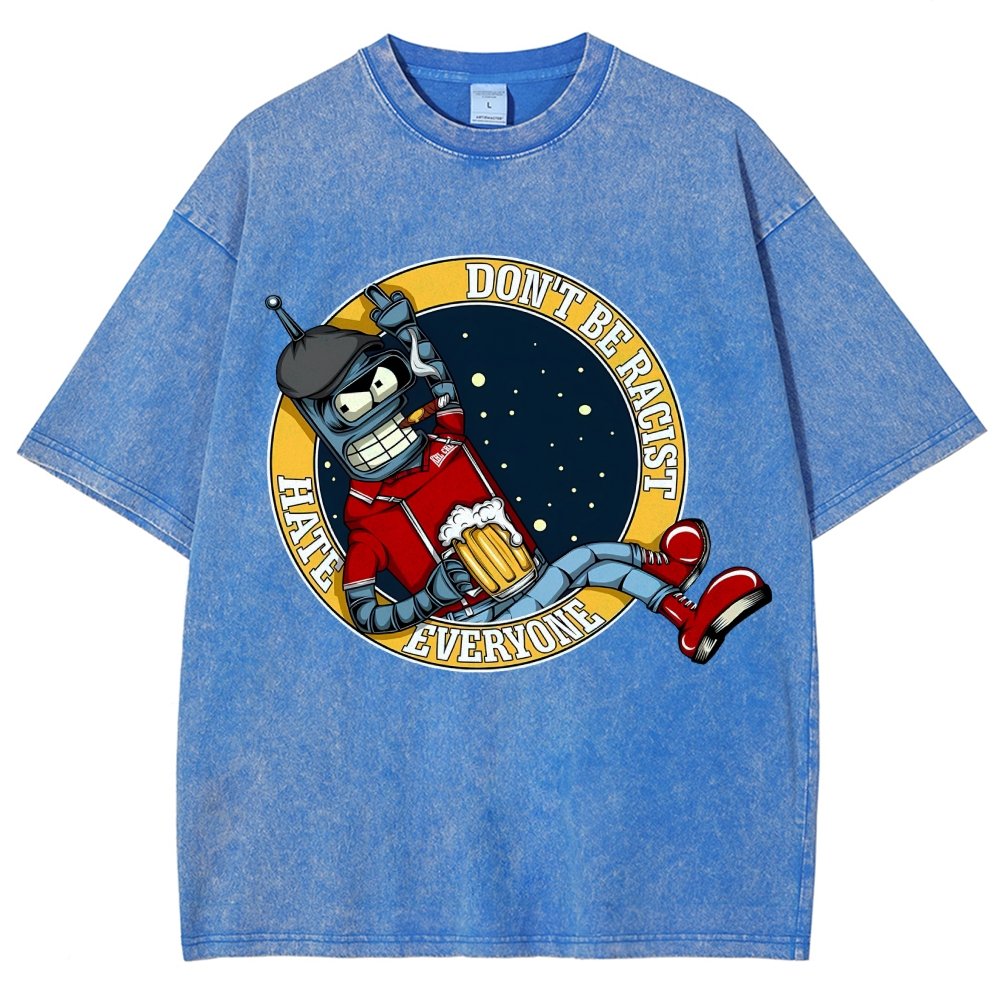 Don't Discriminate Against Race Vintage Distressed T-shirt