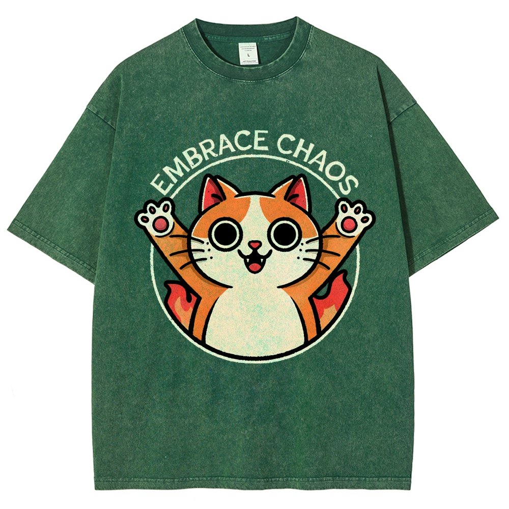Embrace Chaos Vintage Distressed T-shirt