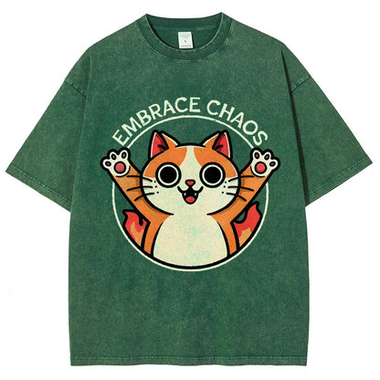 Embrace Chaos Vintage Distressed T-shirt
