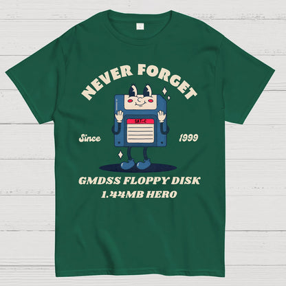GMDSS Floppy Disk Hero Geek T-Shirt