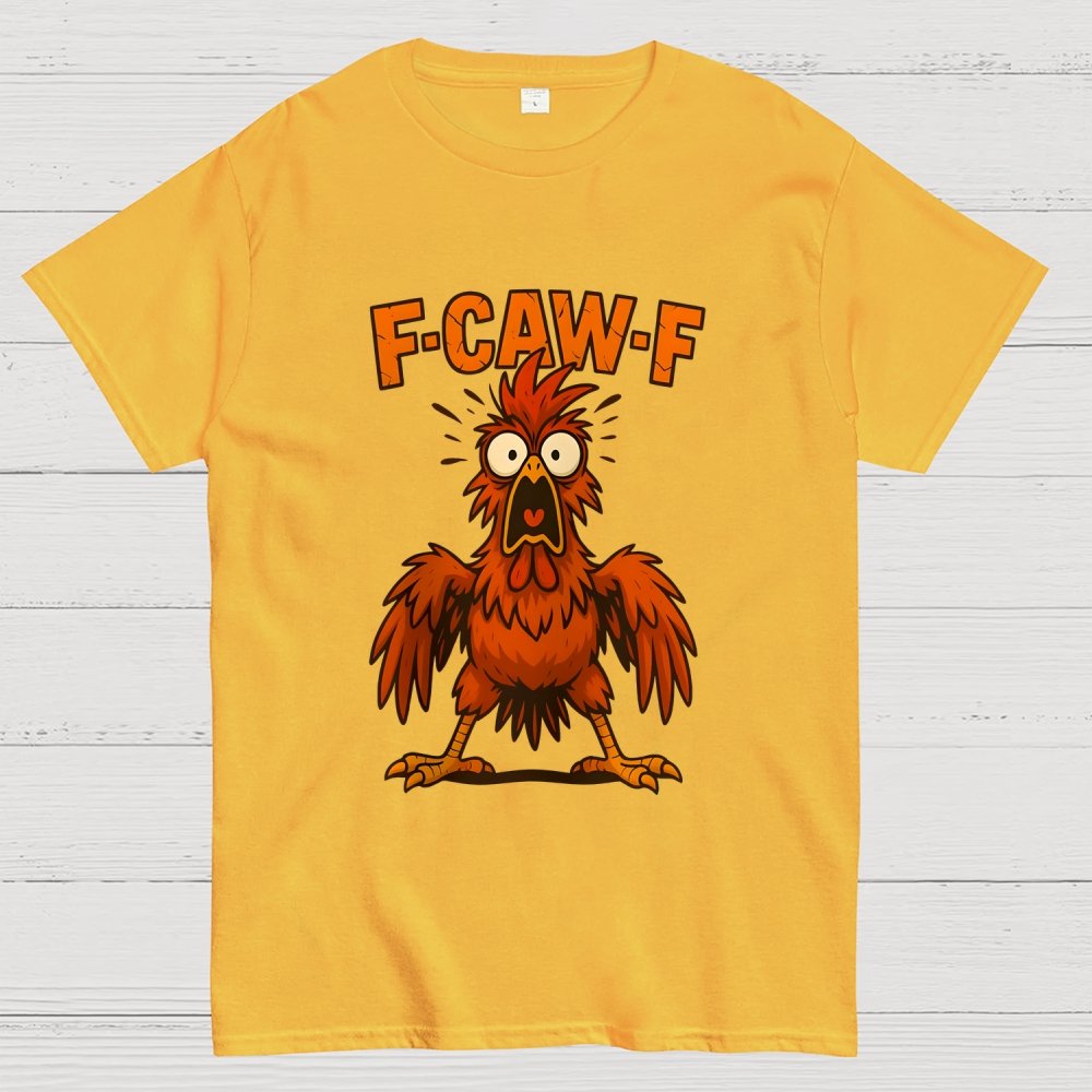 F-CAW-F – Angry Chicken Geek T-Shirt