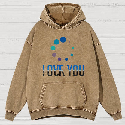 Complex Emotions Loading Vintage Distressed Hoodie