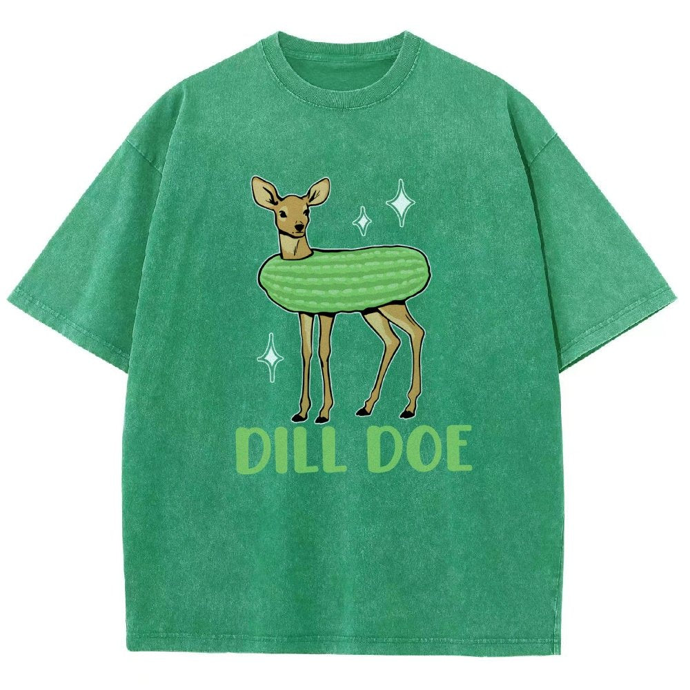 Dill Pickle Funny Vintage Distressed T-shirt