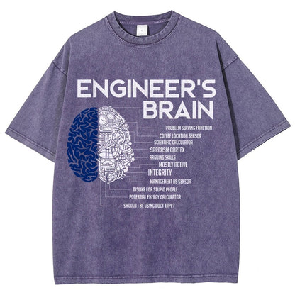 Funny Engineer Vintage Distressed T-shirt