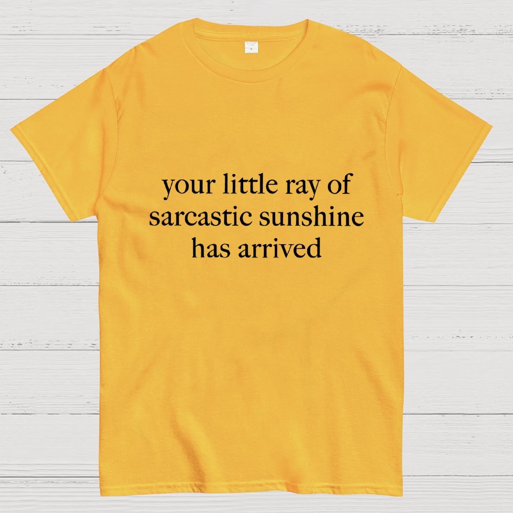 Your Little Ray of Sarcastic Sunshine Has Arrived Geek T-Shirt