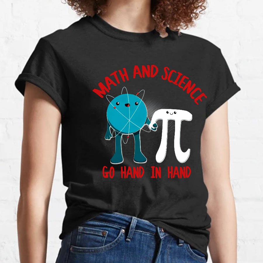 Math & Science - Friends Forever Geeky T-Shirt