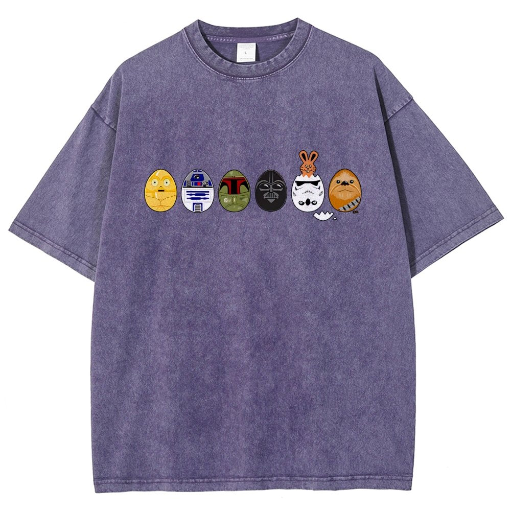 Easter Egg Vintage Distressed T-shirt