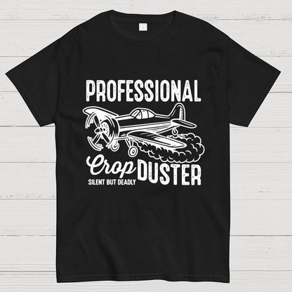 CropDUSTER SILENT BUT DEADLY Unisex Geek T-Shirt