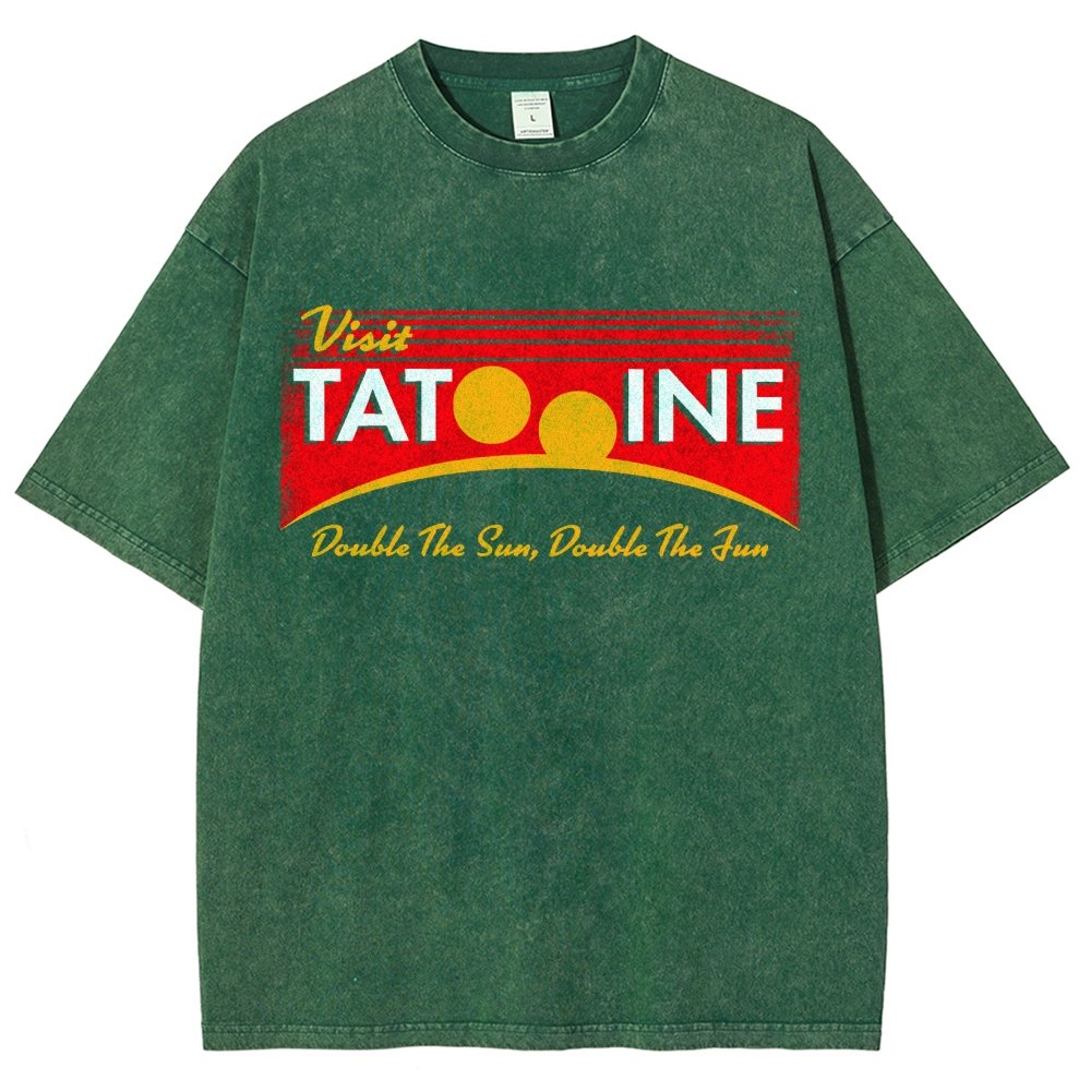 Double The Sun  Double The Fun Vintage Distressed T-shirt