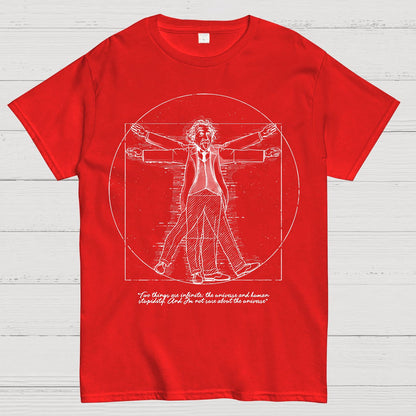 Vitruvian Genius Geek T-Shirt