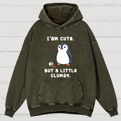 Little Clumsy Vintage Distressed Hoodie
