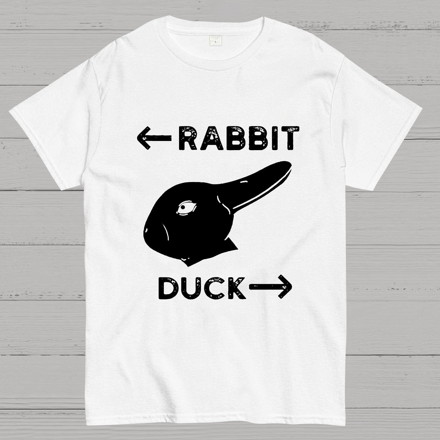 Wittgensteins Rabbit Duck Geeky T-Shirt