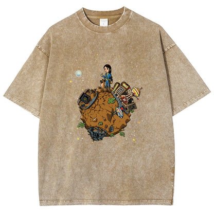 Le Okey Dokey Vintage Distressed T-shirt