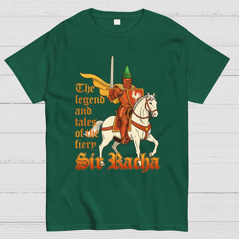 Sir Racha Art Print Geek T-Shirt