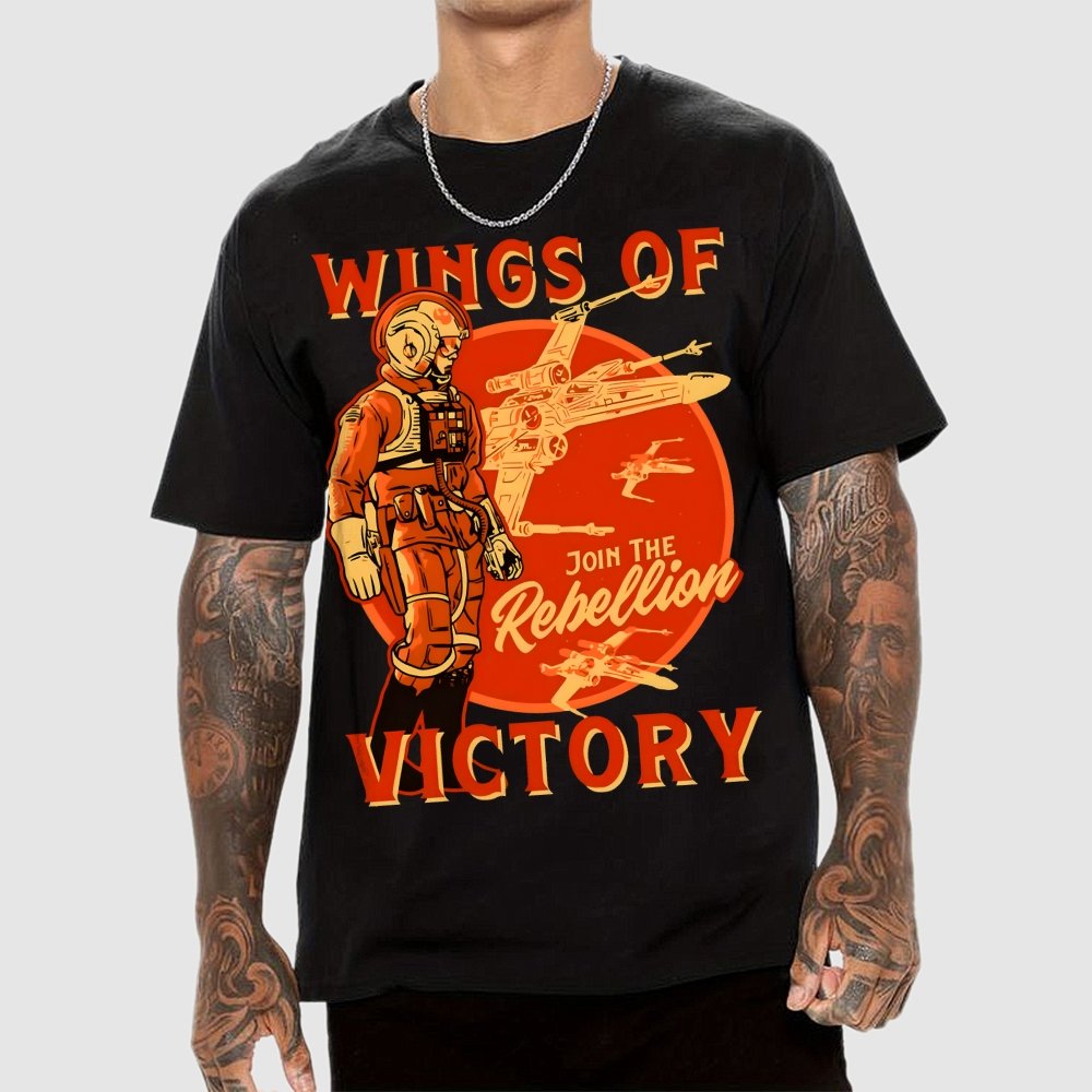 Wings of Triumph Victory Recruitment Geek T-Shirt