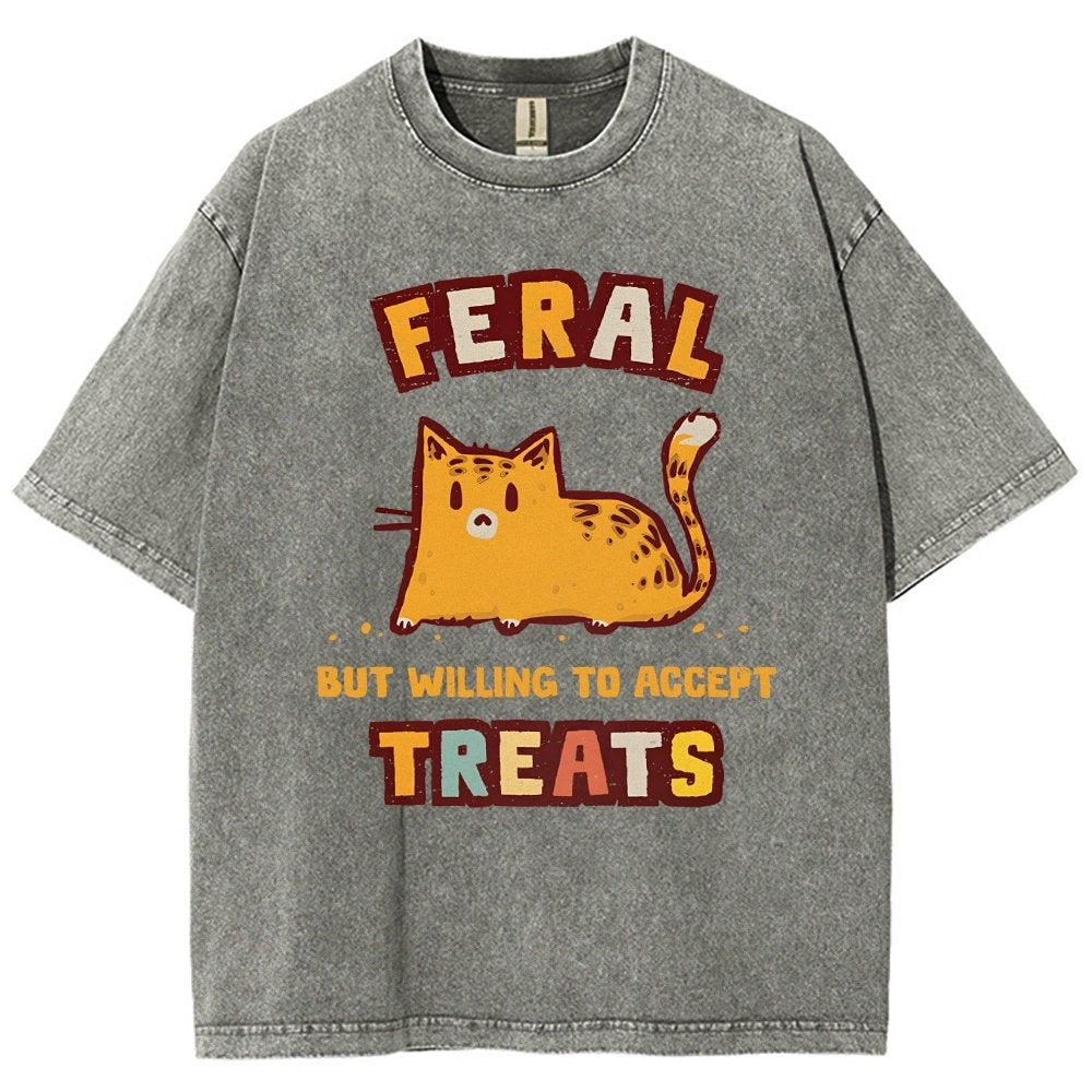 Slightly Feral Vintage Distressed T-shirt