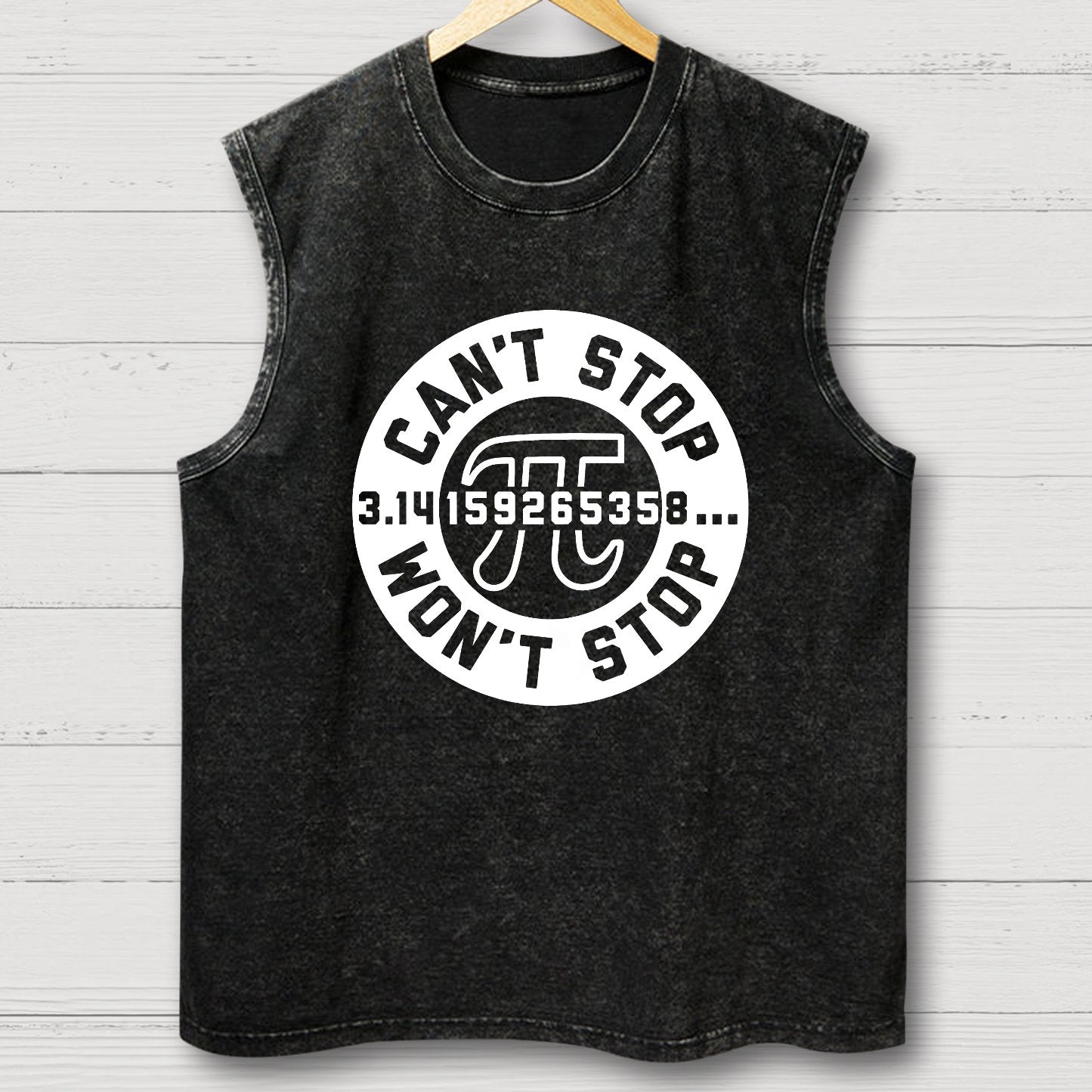 Can't Stop Won't Stop Vintage Distressed Washed Tank