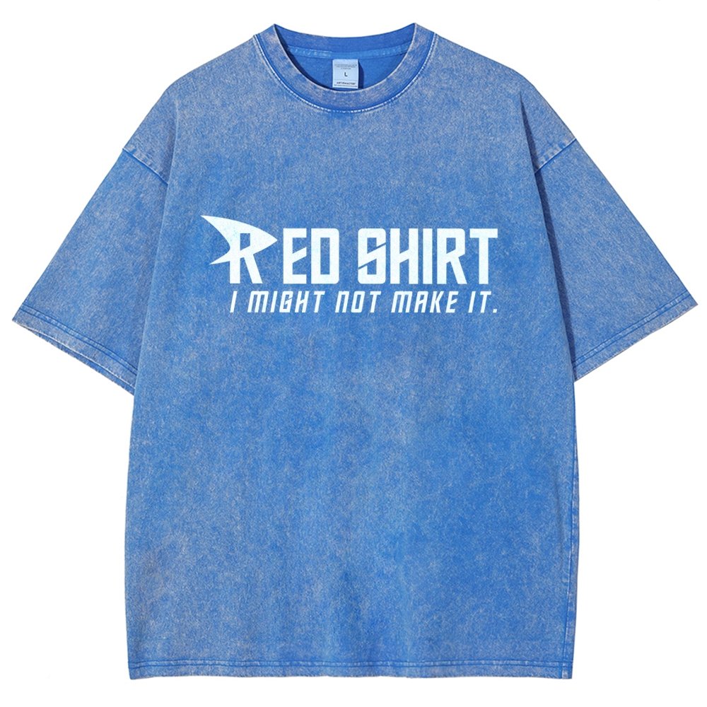 Red Shirt Vintage Distressed T-shirt
