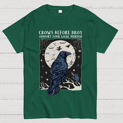 Crows Before Bros Unisex Geek T-Shirt