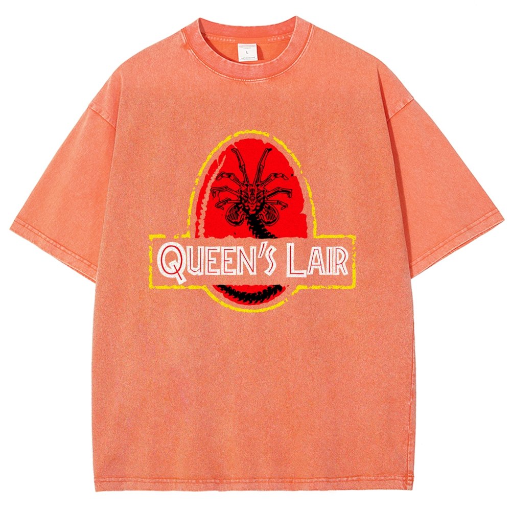 Queen's Lair Vintage Distressed T-shirt