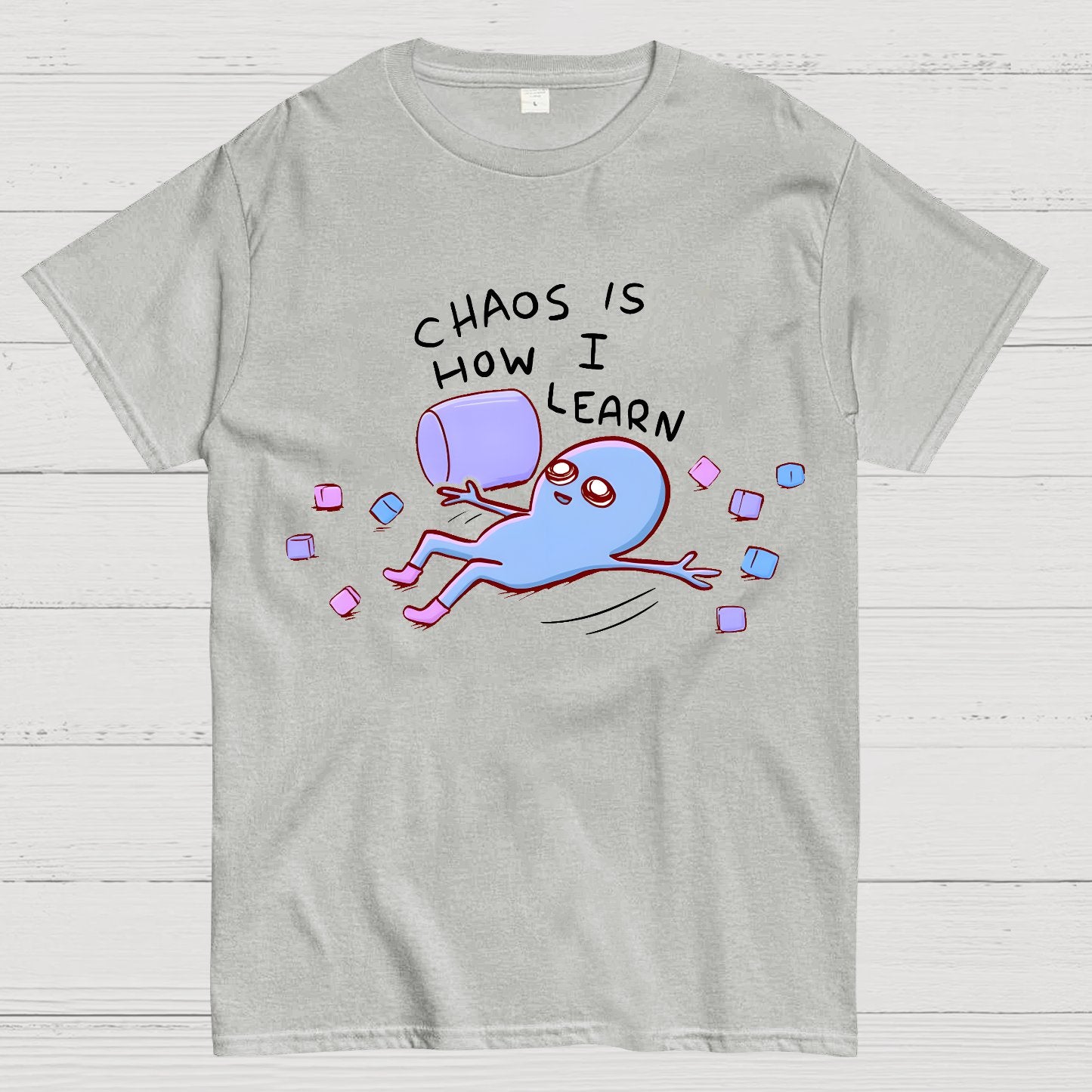 Strange Planet Chaos Is How I Learn Geek T-Shirt