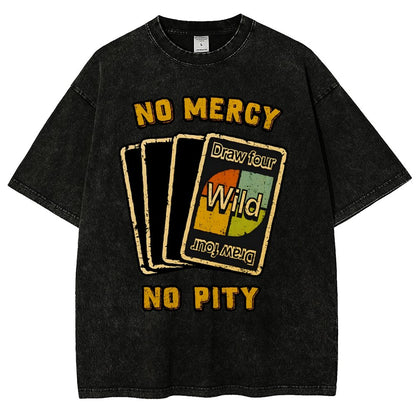 No Mercy No Pity Vintage Distressed T-shirt