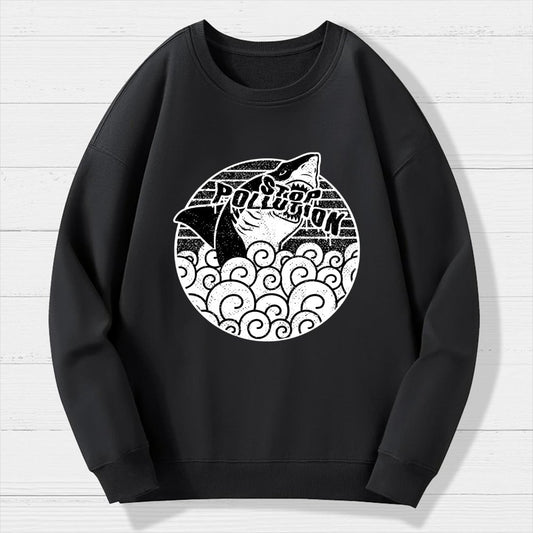 Stop pollution Geek Cotton Sweatshirt