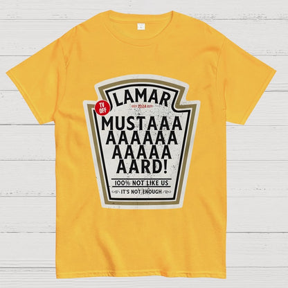 Lamar Mustard TV Off Essential Unisex Geek T-Shirt
